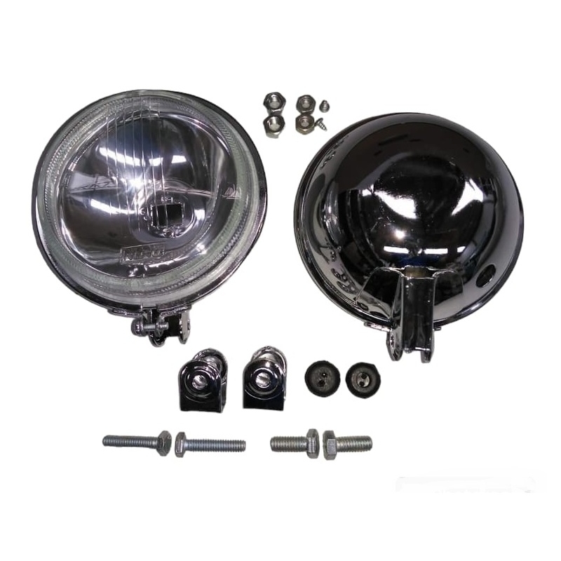 FAROL AUXILIAR 110MM CROMADO/CRISTAL PAR