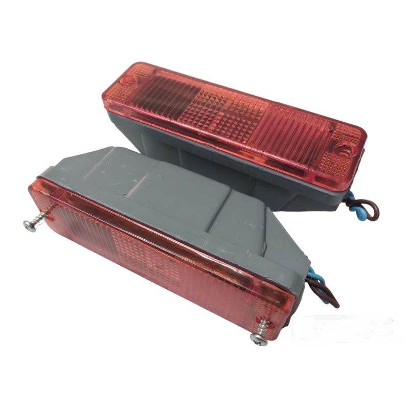 PISCA BRASILIA 78 A 82 COMPLETO ACRÍLICO ÂMBAR PAR