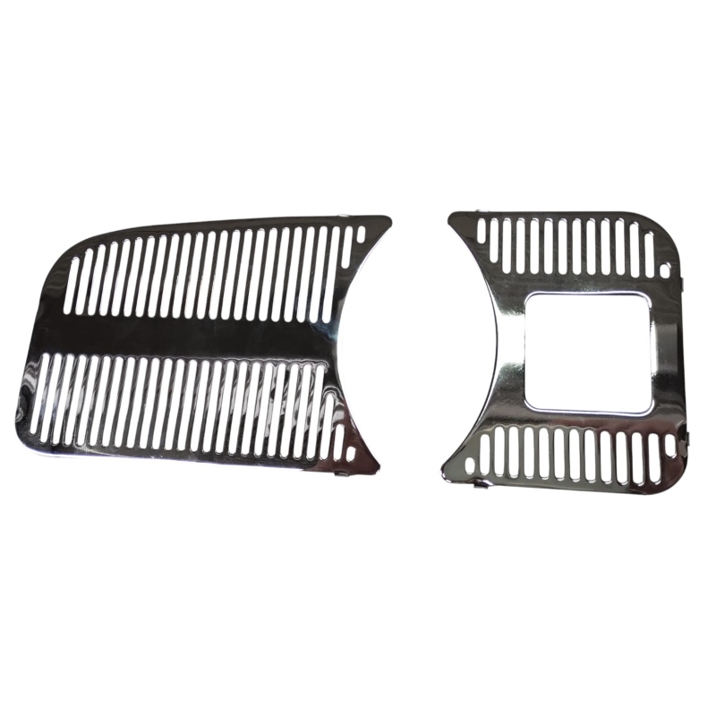 GRADE PAINEL FUSCA CROMADA PAR