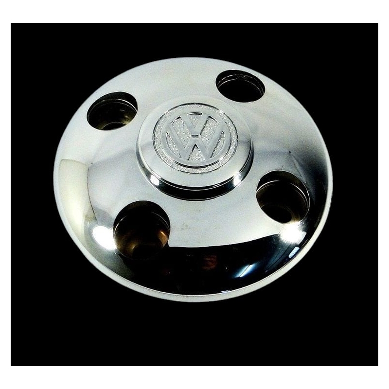 CALOTA FUSCA /BRASILIA MOD. ALFA 4 FUROS PLÁSTICA LOGO VW