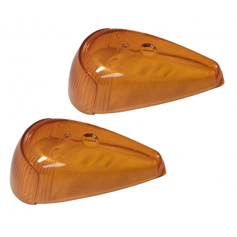 LENTE PISCA FUSCA ATÉ 70  ACRÍLICA  AMBAR PAR