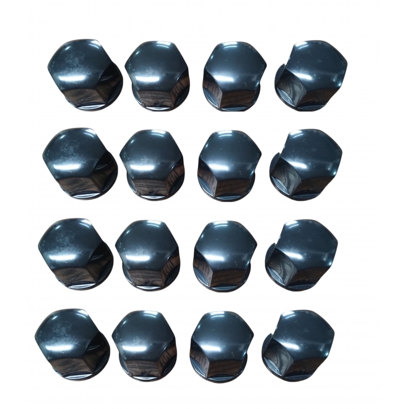 CAPA PARAFUSO PRETA 17MM