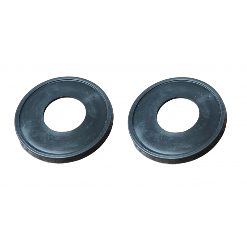 ROSETA MANIVELA FUSCA 71 A 96 PLÁSTICO PRETO PAR