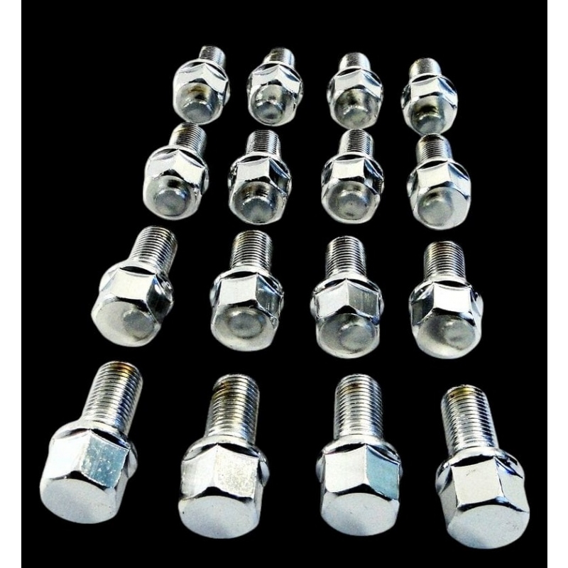 PARAFUSO RODA FUSCA/BRASILIA 19MM CROMADO JOGO