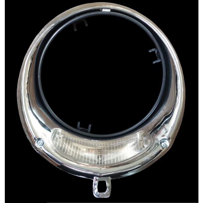 ARO FAROL FUSCA TREMENDÃO PLÁSTICO CROMADO