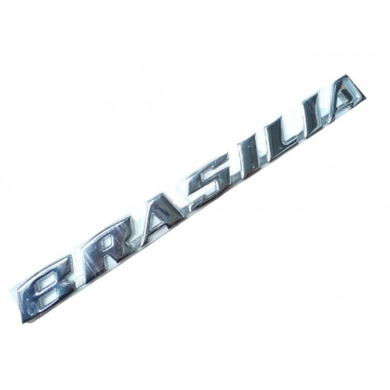 EMBLEMA METAL CROMADO BRASÍLIA