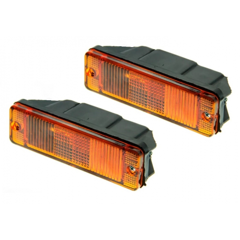 PISCA BRASILIA 78 A 82 COMPLETO ACRÍLICO ÂMBAR PAR