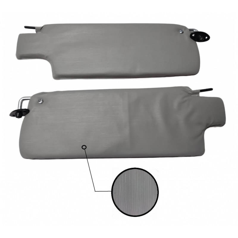 QUEBRA-SOL FUSCA 78/86 CINZA PAR