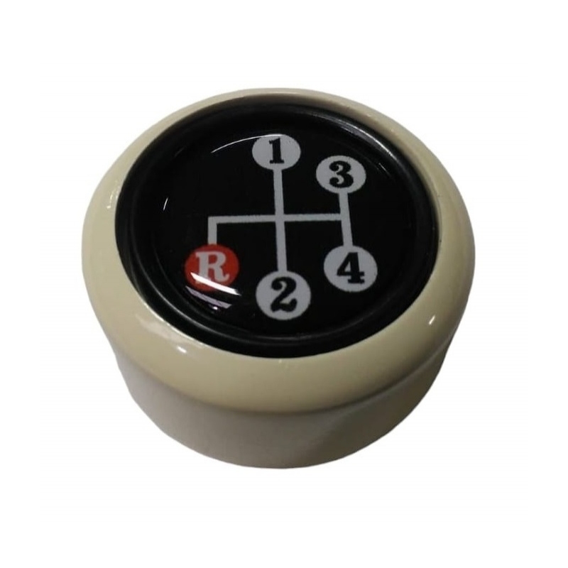 MANOPLA CÃMBIO ADESIVO MARCHA MARFIM