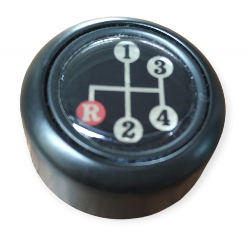 MANOPLA CÂMBIO ADESIVO MARCHA PRETA