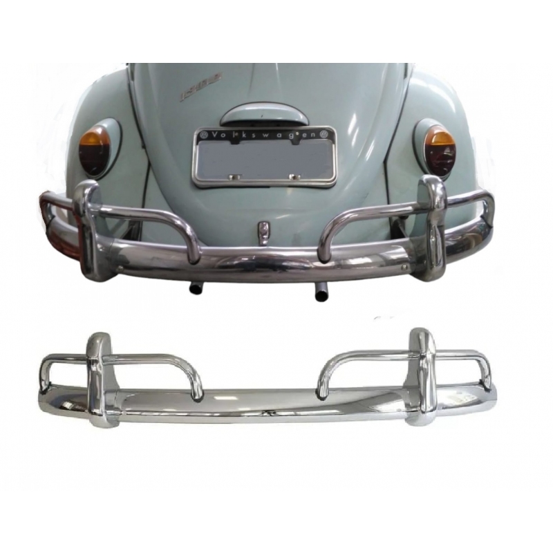 PARA-CHOQUE FUSCA ATÉ 70 MONTADO WOLFF TRASEIRO