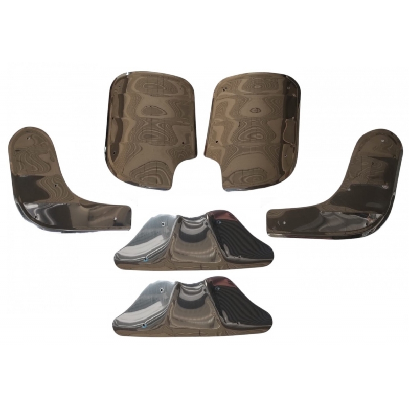 POLAINA FUSCA INOX KIT 6 PEÇAS