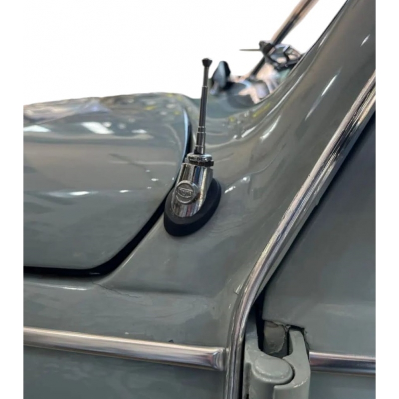 BASE ANTENA TRUFFI  CROMADA