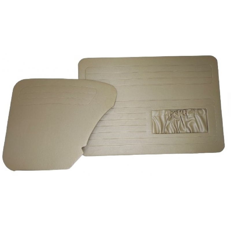 FORRAÇÃO PORTA FUSCA ATÉ 76 C/BOLSA BEGE JOGO