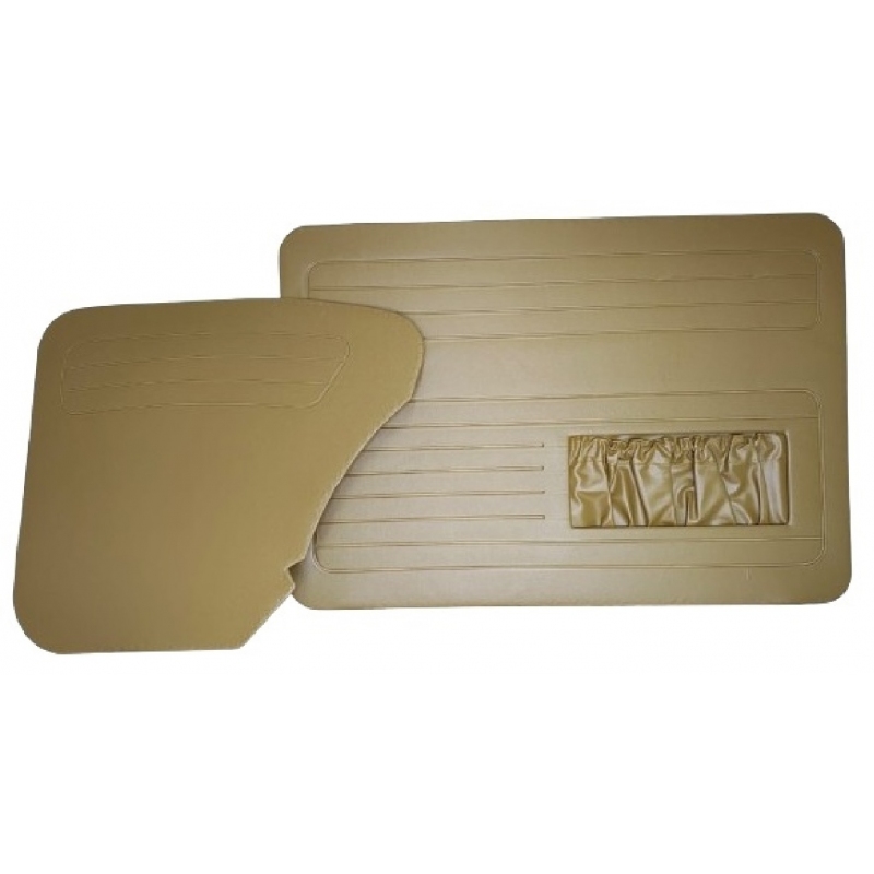 FORRAÇÃO PORTA FUSCA ATÉ 76 C/BOLSA CARAMELO JOGO