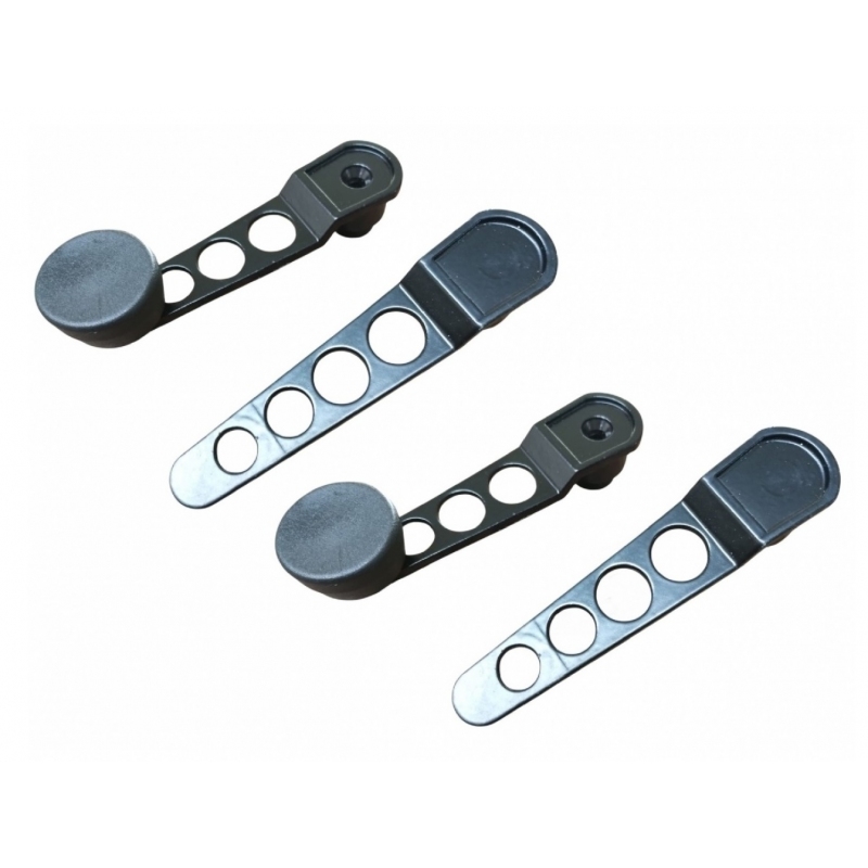 MAÇANETA PORTA FUSCA 71 A 77 SPORT PRETO KIT