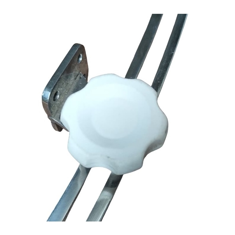 ALONGADOR JANELA BASCULANTE TRASEIRA FUSCA INOX PAR