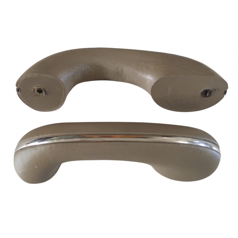 APOIA BRAÇO FUSCA COM FRISO BEGE PAR