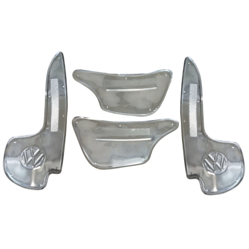 POLAINA AMERICANA FUSCA KIT 4 PEÇAS