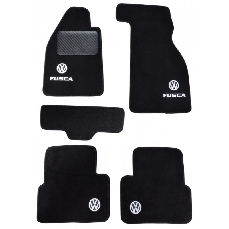 TAPETE CARPETE FUSCA PRETO