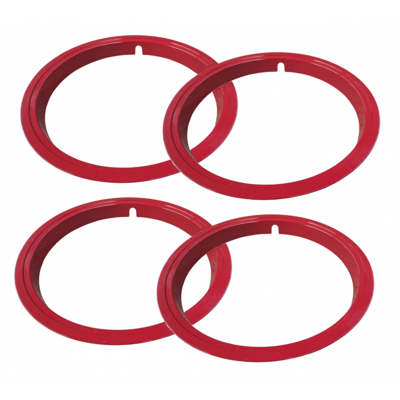 SOBRE ARO PLÁSTICO VERMELHO JOGO 4 PEÇAS