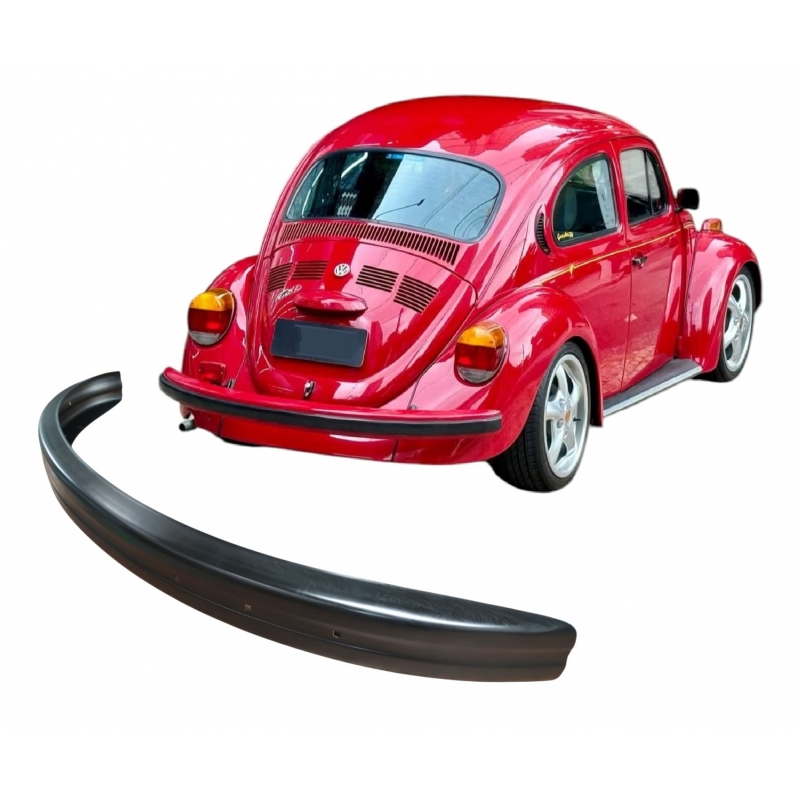 PARA-CHOQUE FUSCA 93 A 96 ITAMAR FUNDO PRETO P/ PINTURA TRASEIRO