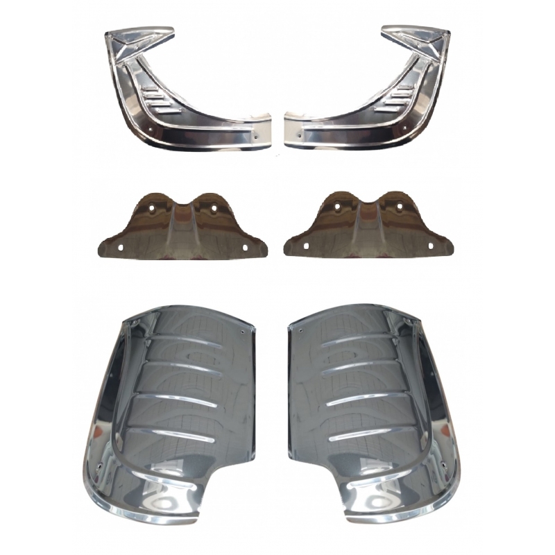 POLAINA FUSCA INOX KIT 6 PEÇAS